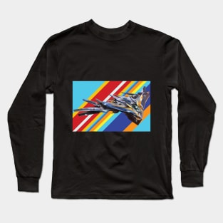 Star Lord's Ship Triangle (With Background) Long Sleeve T-Shirt